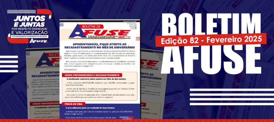 APOSENTADO(A), FIQUE ATENTO AORECADASTRAMENTO NO MÊS DE ANIVERSÁRIO